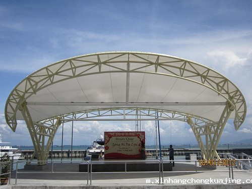 全民健身广场膜结构舞台